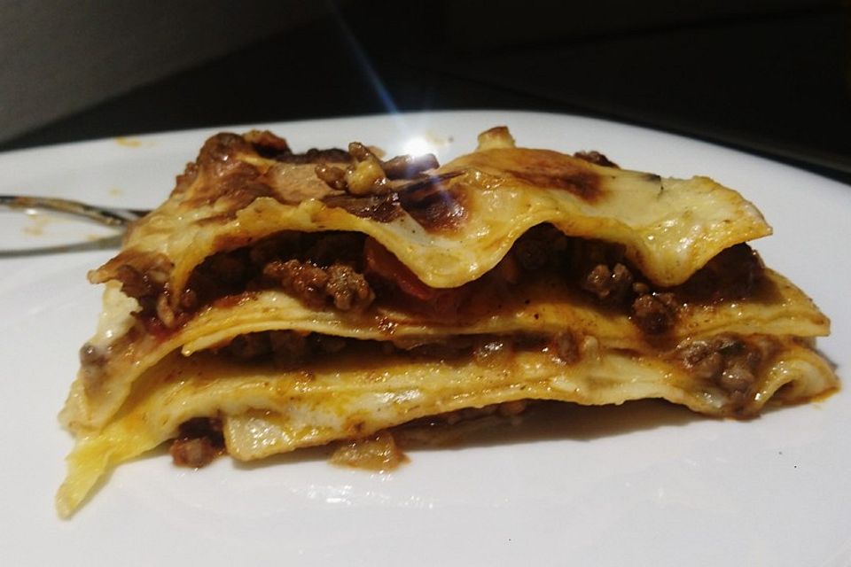 Lasagne alla Bolognese mit Béchamelsoße