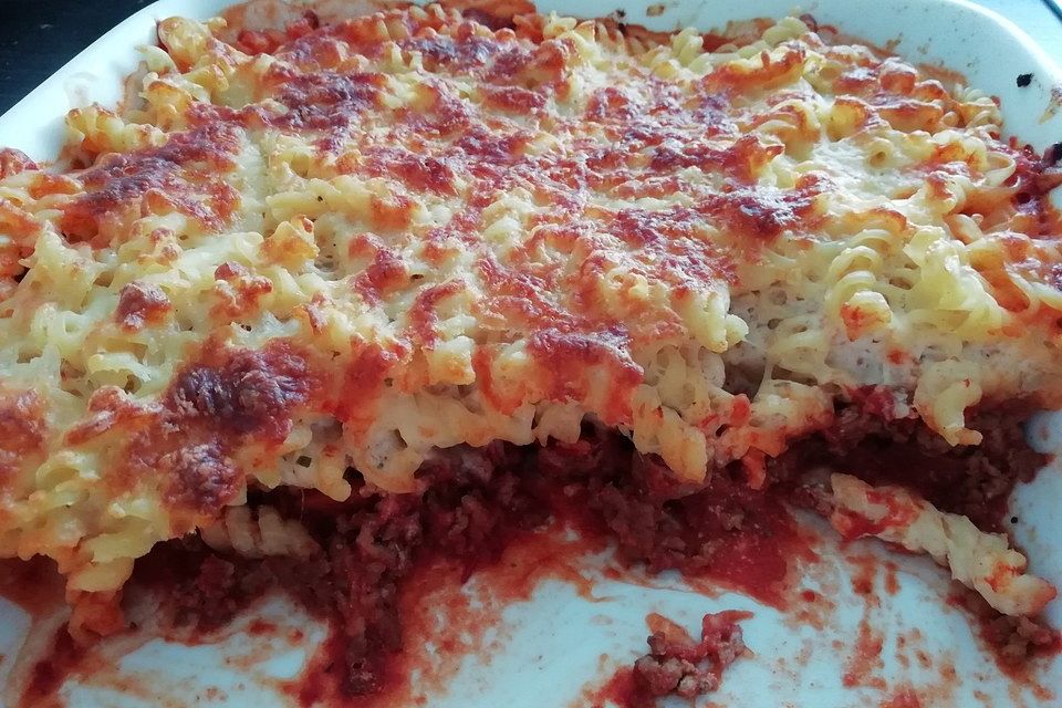 Lasagne alla Bolognese mit Béchamelsoße