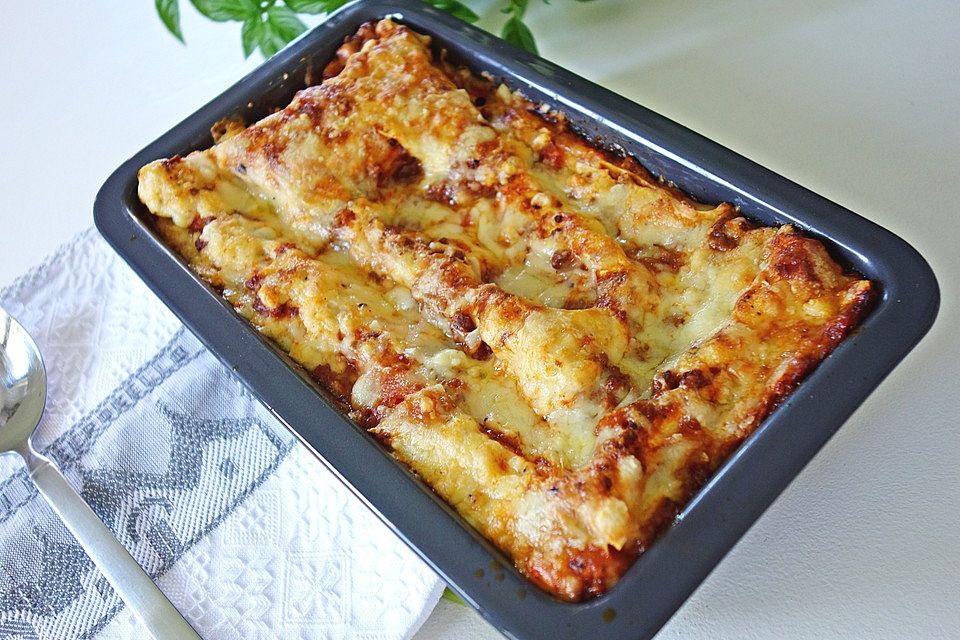 Lasagne alla Bolognese mit Béchamelsoße