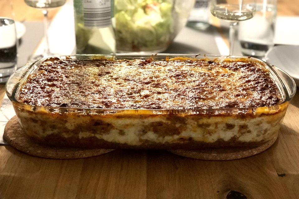 Lasagne alla Bolognese mit Béchamelsoße