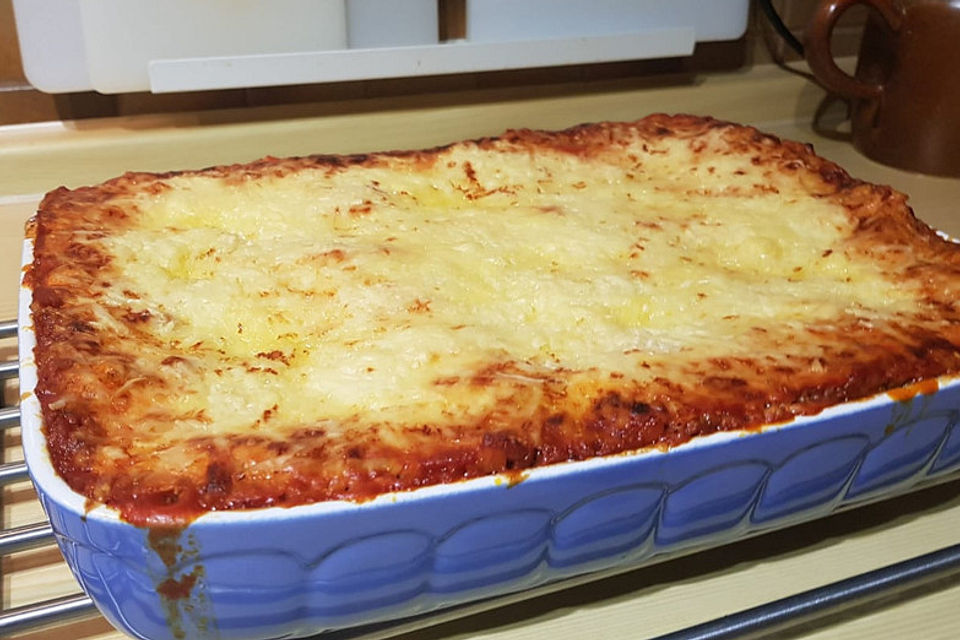 Lasagne alla Bolognese mit Béchamelsoße