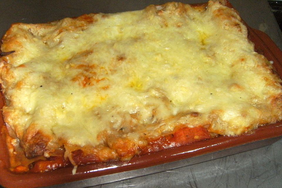 Lasagne alla Bolognese mit Béchamelsoße