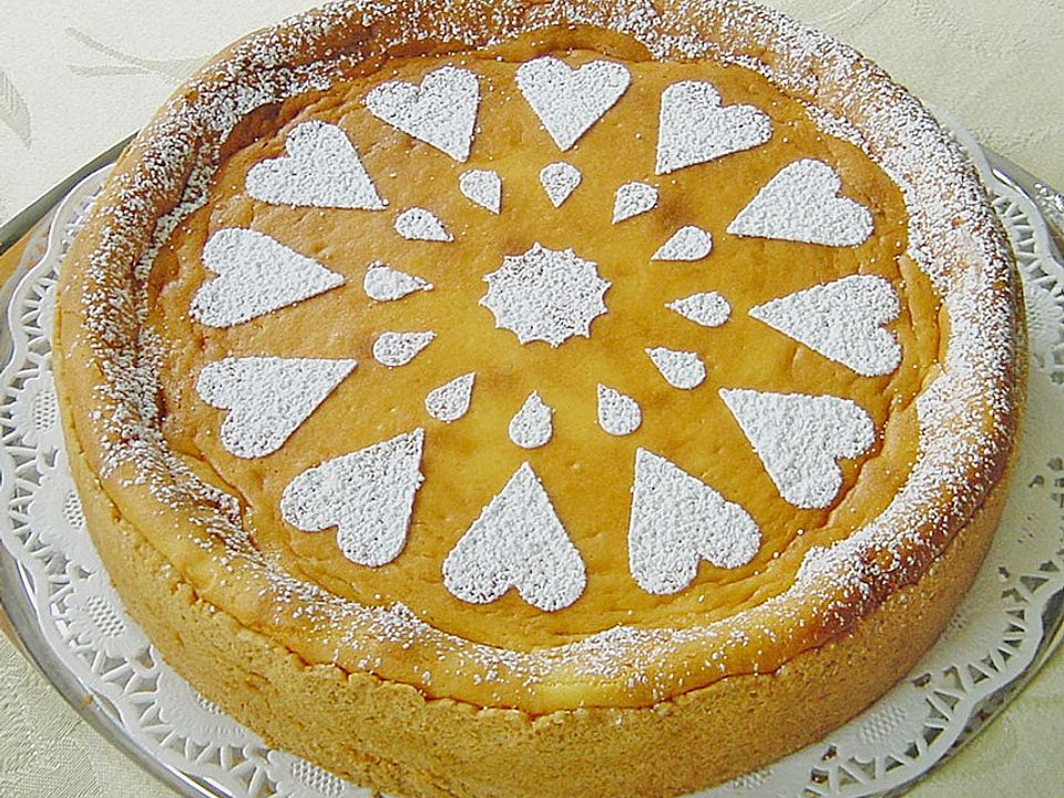 Käsekuchen mit Mürbeteigboden von Pumpkin-Pie| Chefkoch