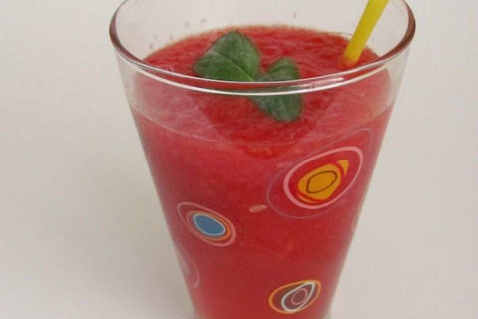 Sommerlicher Apfel - Melonen - Smoothie