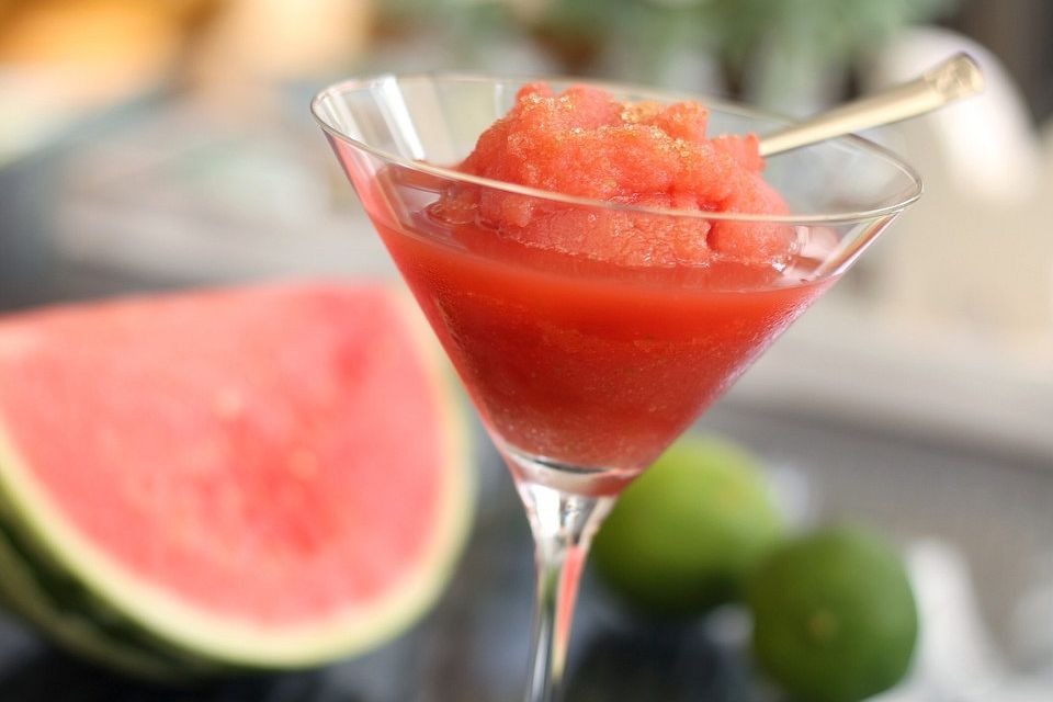 Sommerlicher Apfel - Melonen - Smoothie