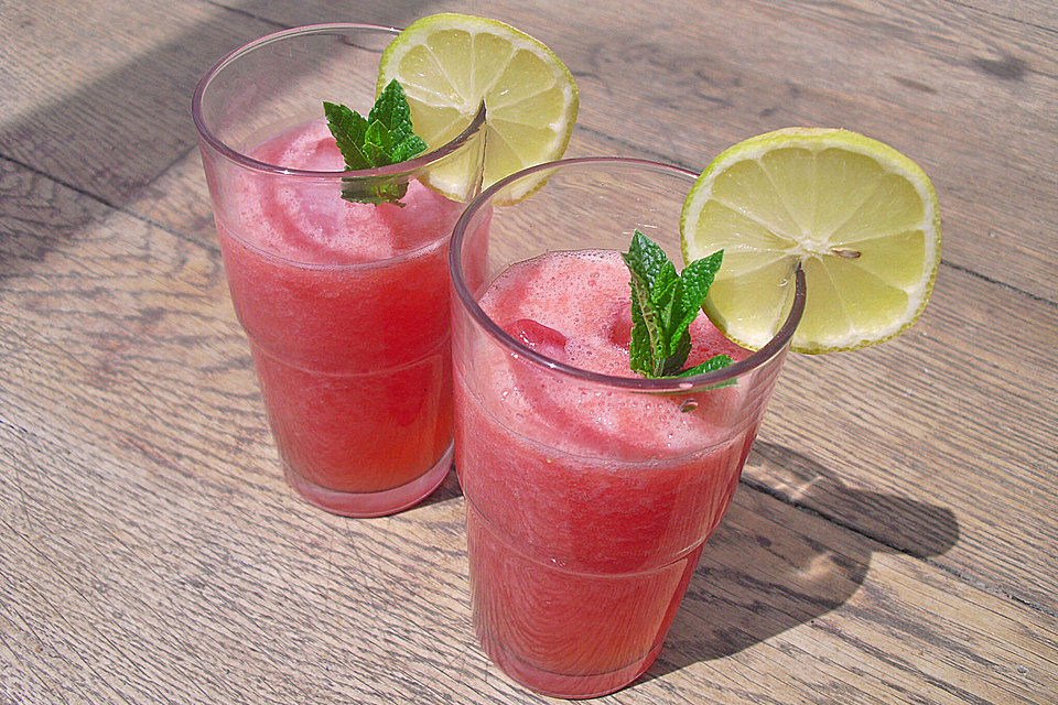 Sommerlicher Apfel - Melonen - Smoothie