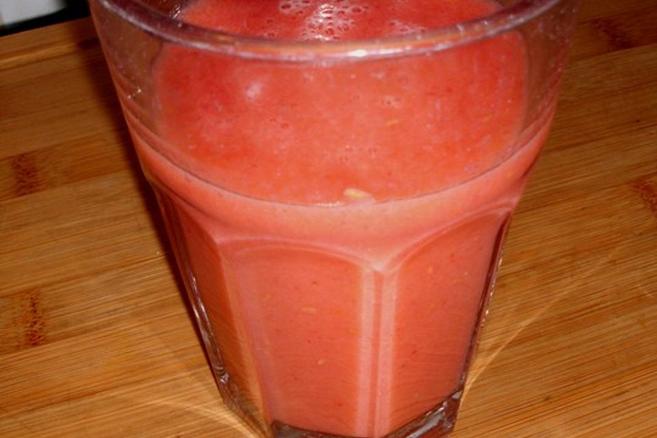 Sommerlicher Apfel - Melonen - Smoothie