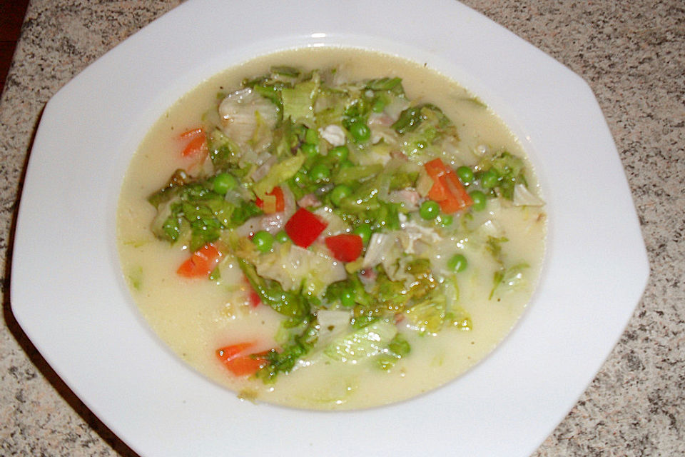 Endivien - Paprika - Gorgonzola - Suppe