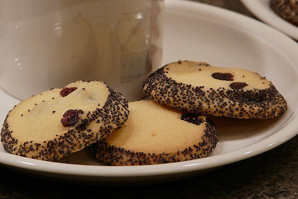 Cranberry  - Mohn - Cookies