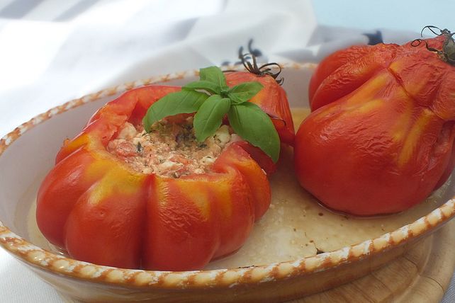 Gefüllte überbackene Tomaten von Kögi| Chefkoch