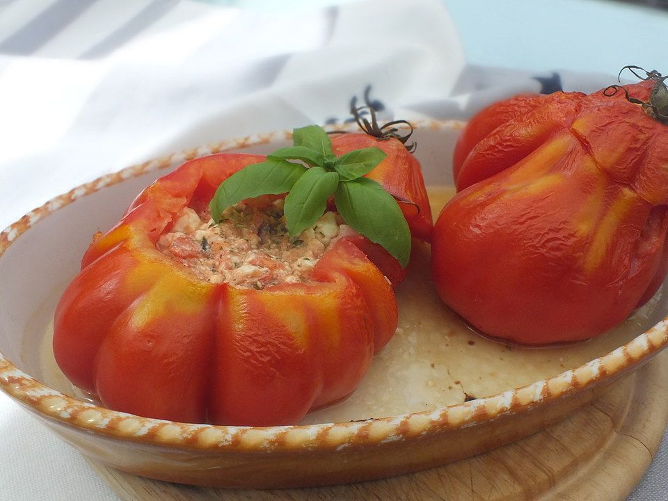 Gefüllte überbackene Tomaten von Kögi| Chefkoch