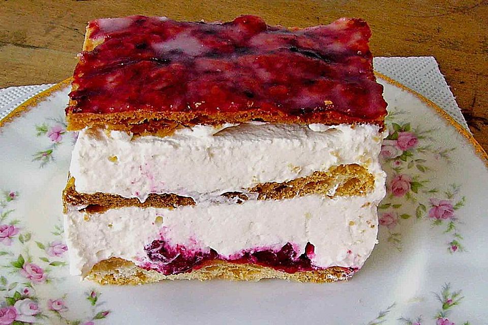 Holländer Kirschsahne Schnitte