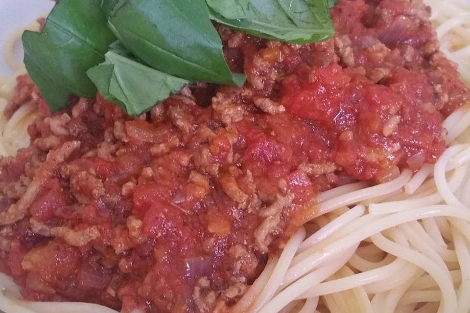 Schnelle Bolognese Sauce