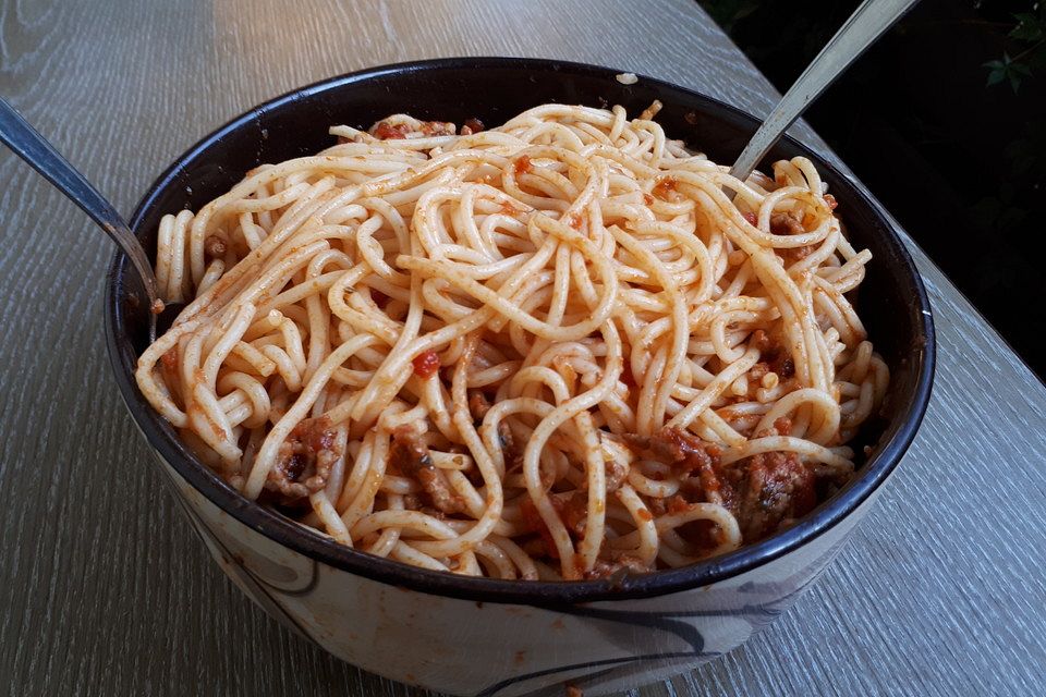 Schnelle Bolognese Sauce