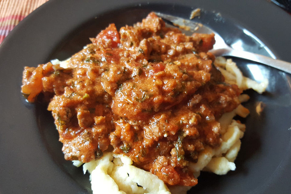 Schnelle Bolognese Sauce