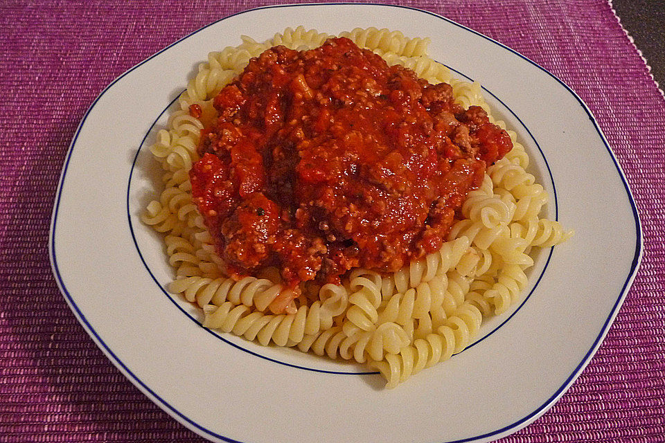 Schnelle Bolognese Sauce