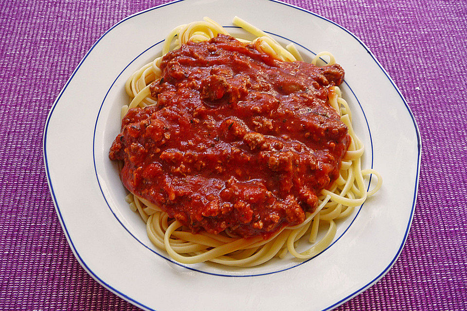 Schnelle Bolognese Sauce