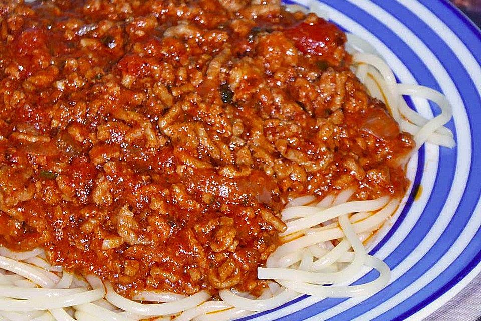 Schnelle Bolognese Sauce