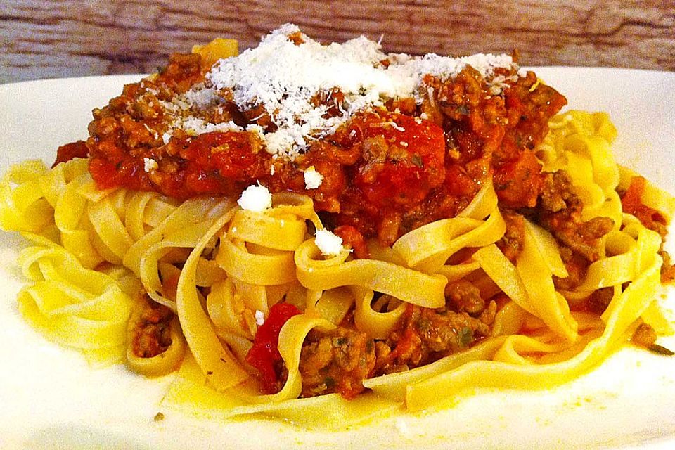 Schnelle Bolognese Sauce