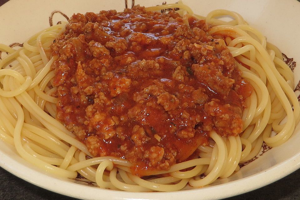 Schnelle Bolognese Sauce