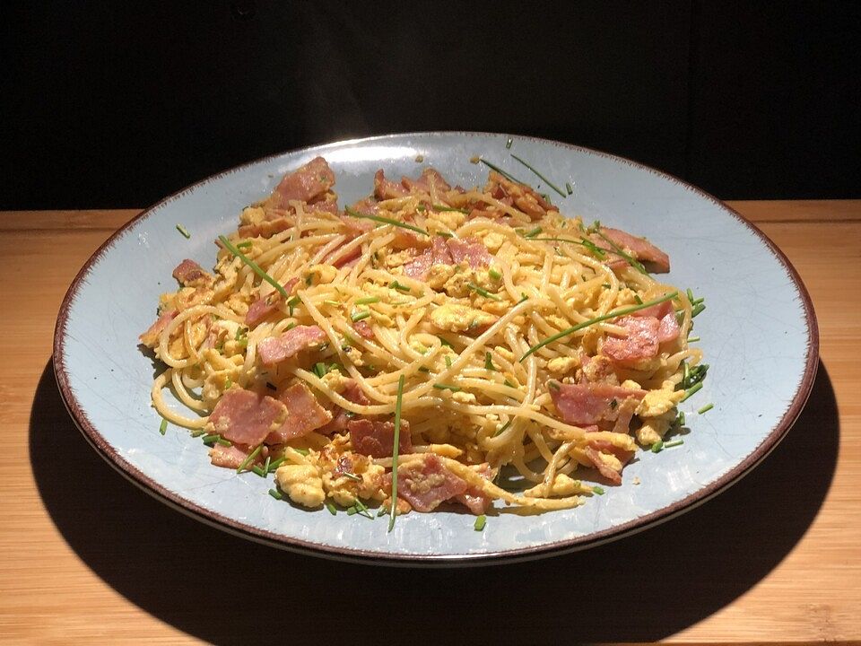 Schinken - Eier - Spaghetti von accina| Chefkoch