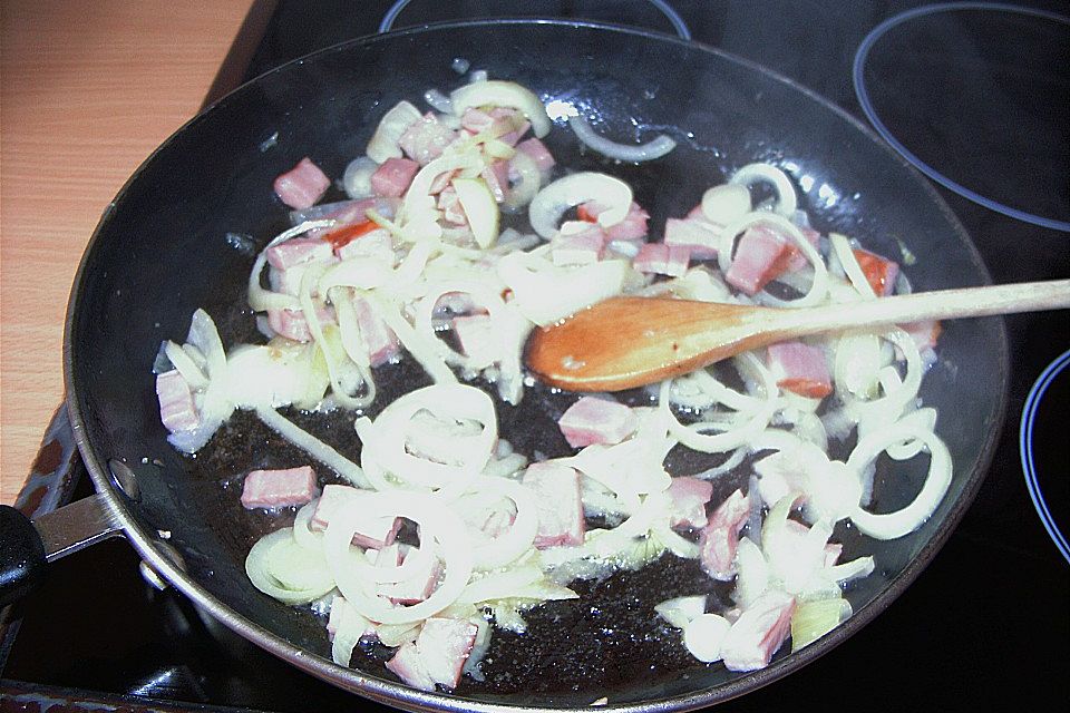 Würzige Schnitzelpfanne