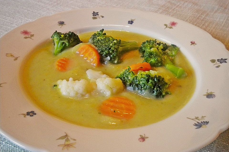 Brokkoli - Blumenkohl - Suppe von souzel