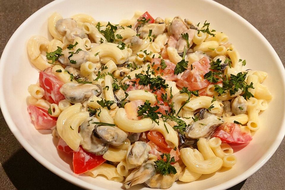 Tomaten - Pasta mit Meeresfrüchten