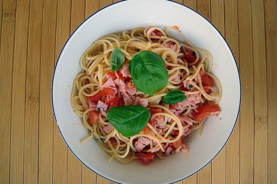 Sommerliche Spaghetti