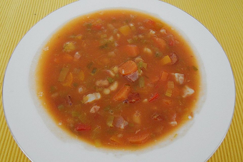 Bohnensuppe