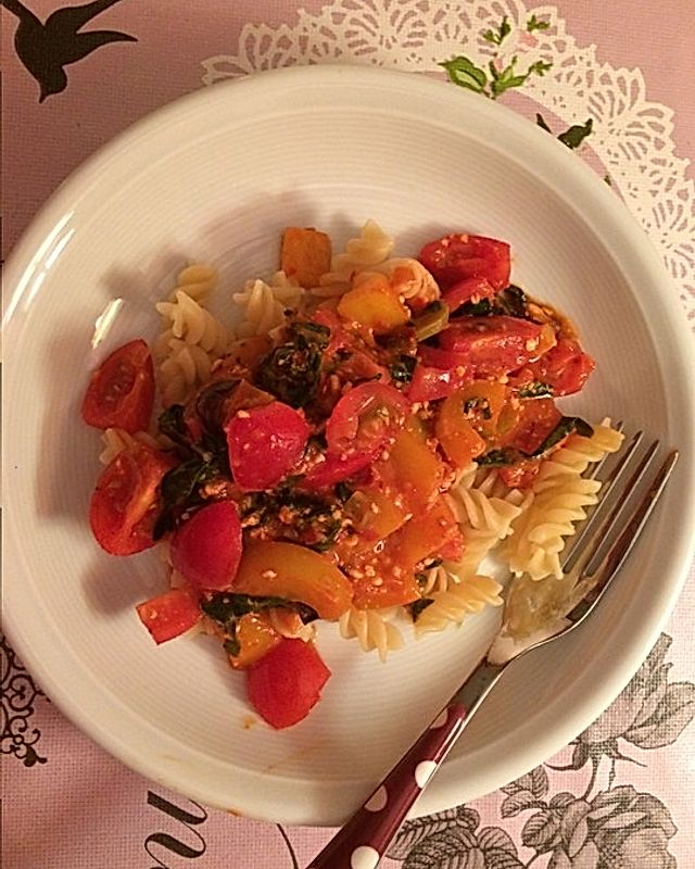 Tomaten - Frischkäse - Pastasauce