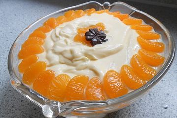 Orangen - Vanille - Dessertcreme