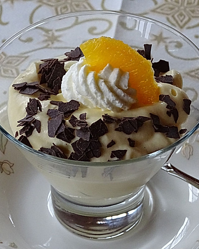 Orangen - Vanille - Dessertcreme