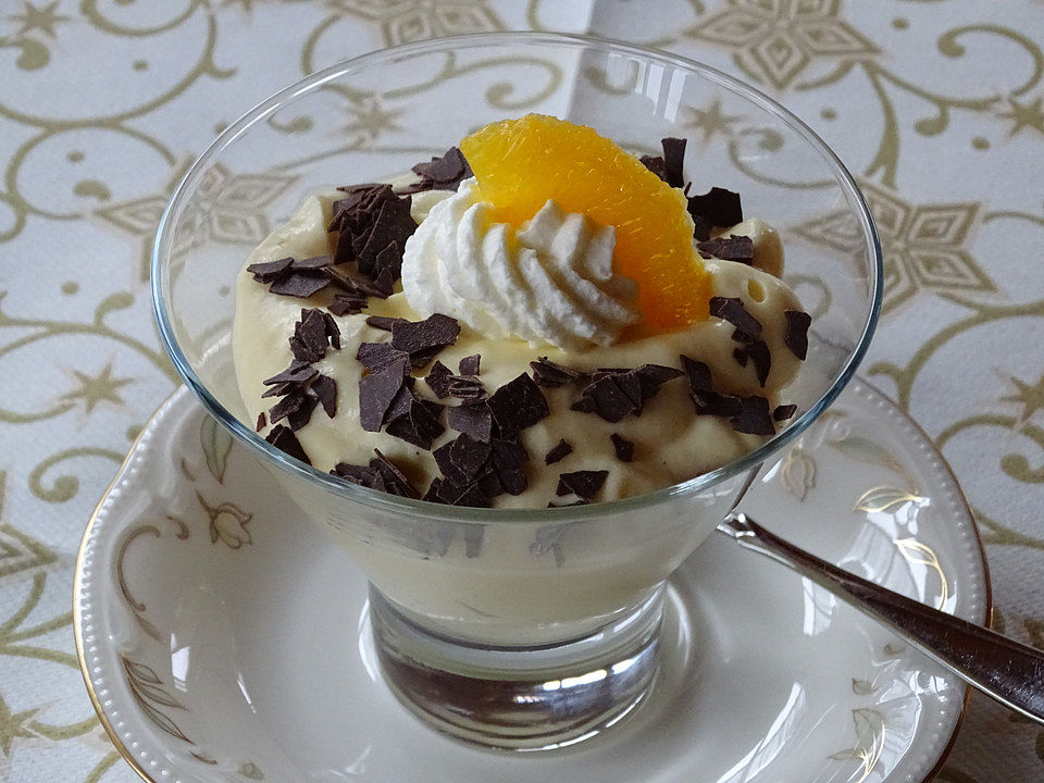 Orangen - Vanille - Dessertcreme