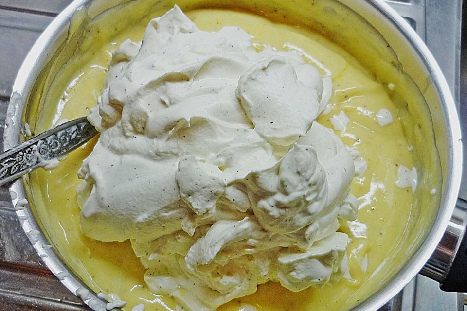 Orangen - Vanille - Dessertcreme