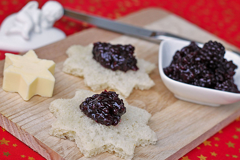 Spekulatius Marmelade aus Brombeeren