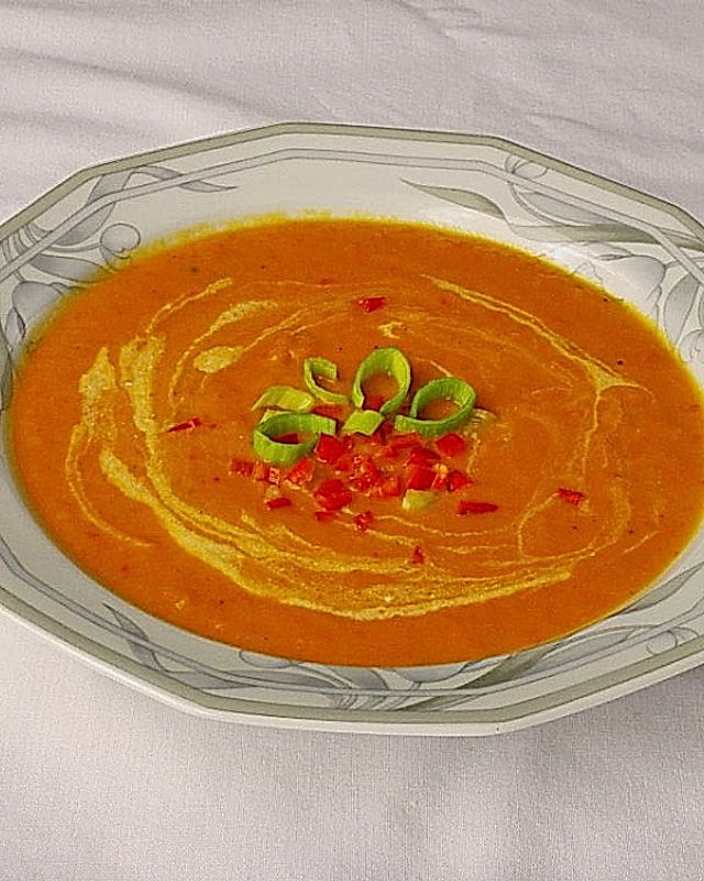 Karotten - Paprika - Suppe