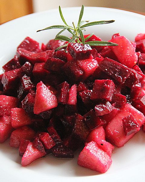 Rote Bete-Salat mit Knoblauch von Quirli Rote Bete-Salat mit Knoblauch von Quirli