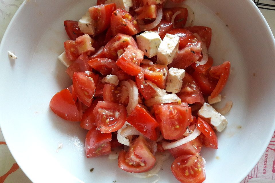 Schneller Tomatensalat