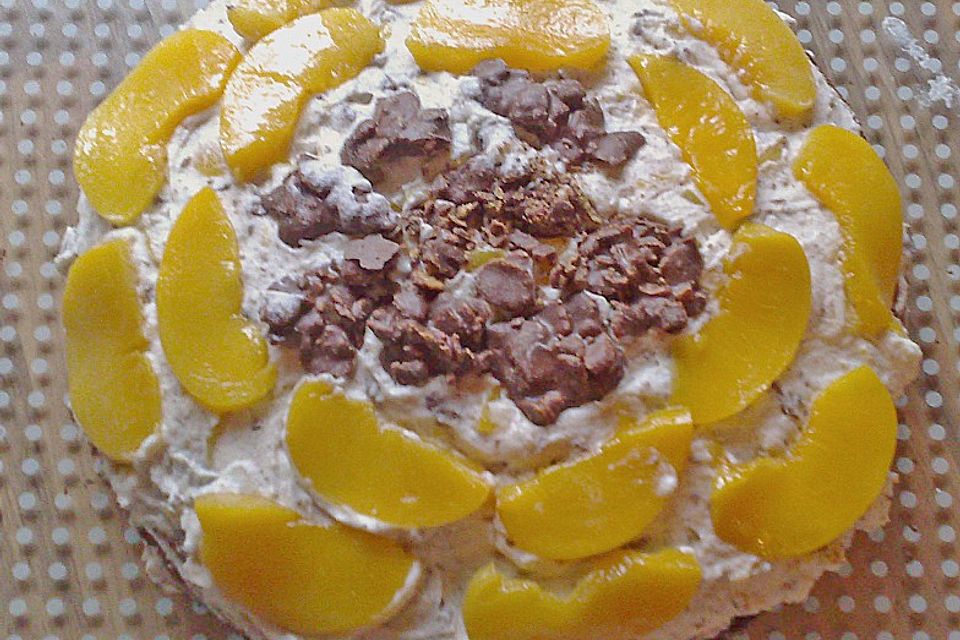 Pfirsich-Sahne-Torte