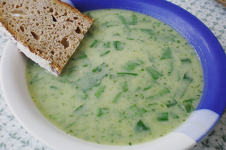 Bärlauch-Kartoffel-Suppe