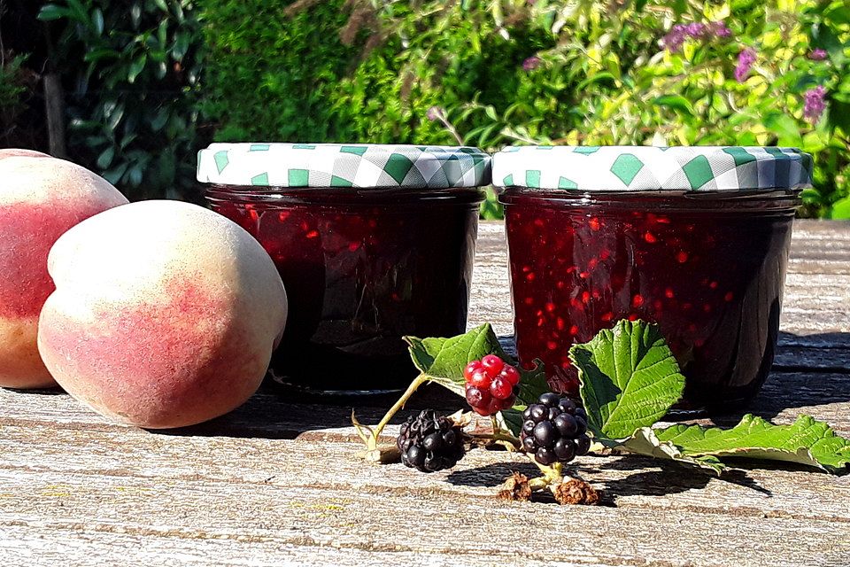 Brombeer - Pfirsich - Marmelade