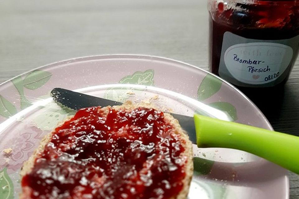 Brombeer - Pfirsich - Marmelade