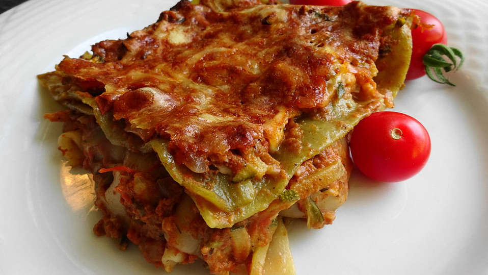 Zucchini - Champignon - Lasagne von Yobra Zucchini - Champignon - Lasagne von Yobra