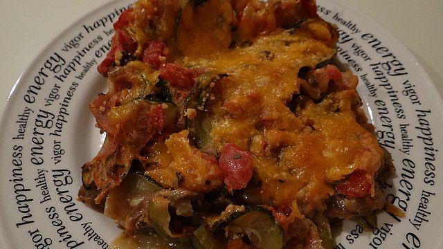 Zucchini - Champignon - Lasagne von Yobra Zucchini - Champignon - Lasagne von Yobra