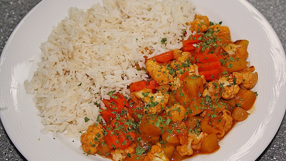 Süß - scharfes Kokos - Gemüse - Curry von Flunx Süß - scharfes Kokos - Gemüse - Curry von Flunx