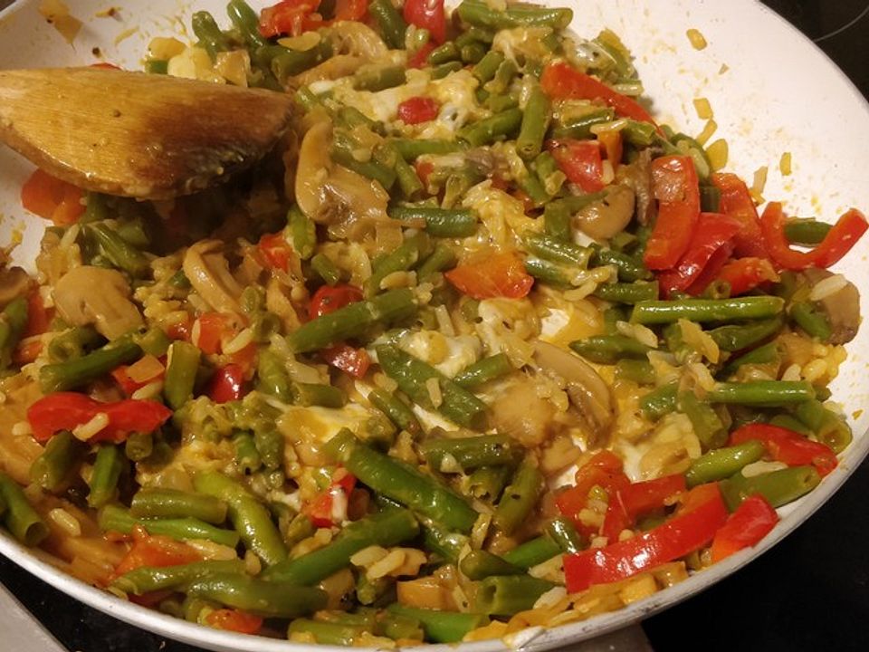 Reisgratin mit grünen Bohnen von gutdrauf| Chefkoch