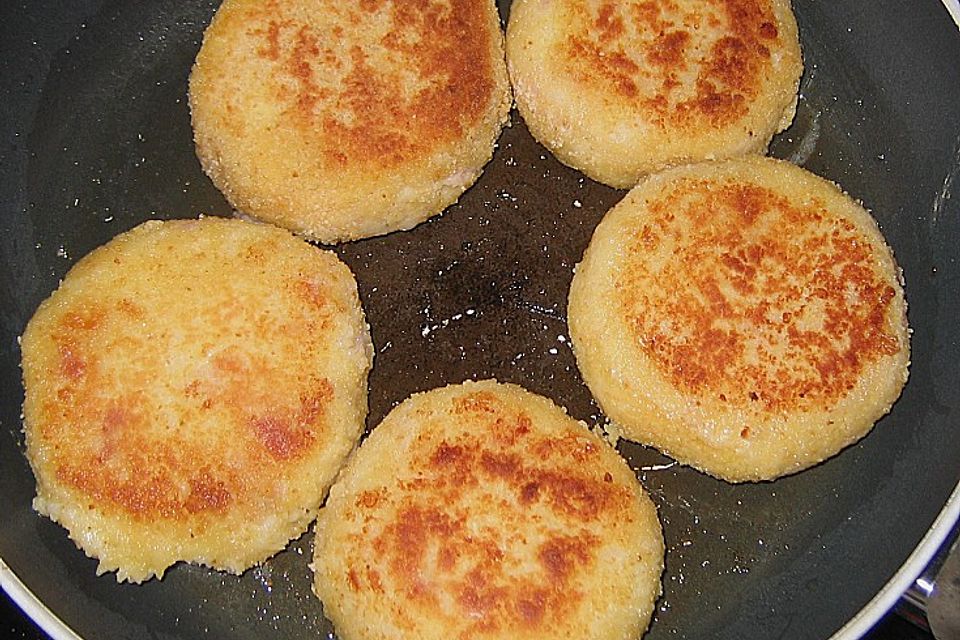 Reiskroketten mit Bolognesesauce