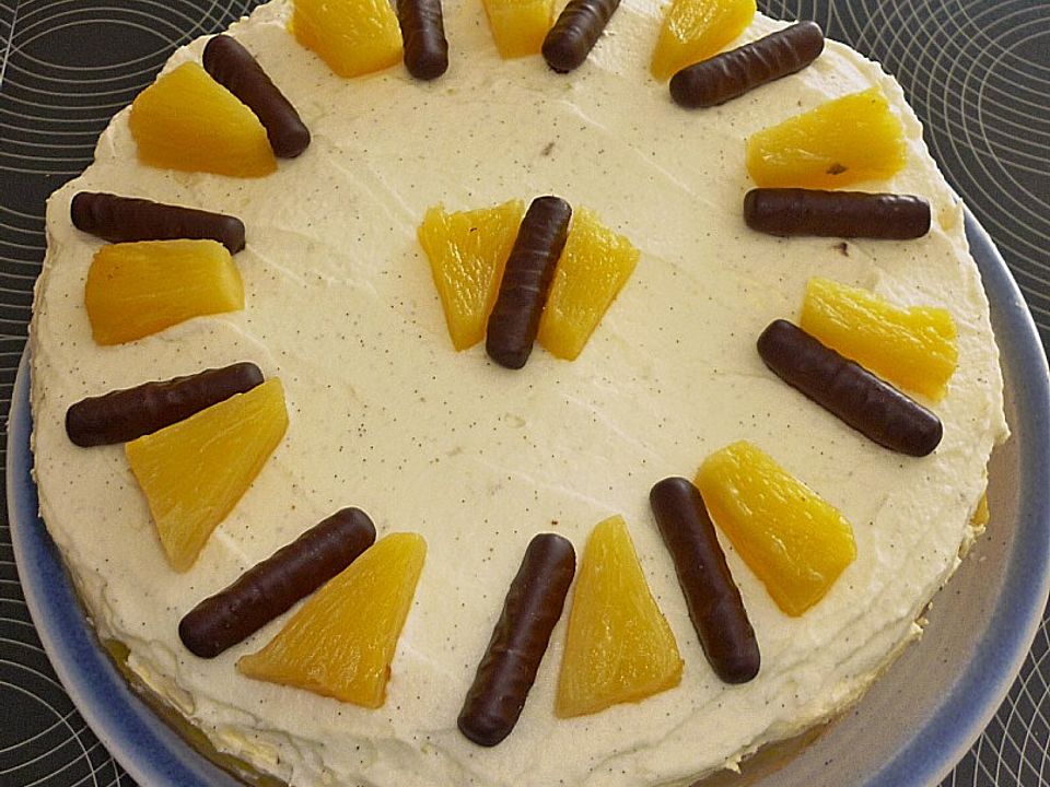 Ananas-Vanille-Buttercreme Torte von Tortenqueen1301| Chefkoch