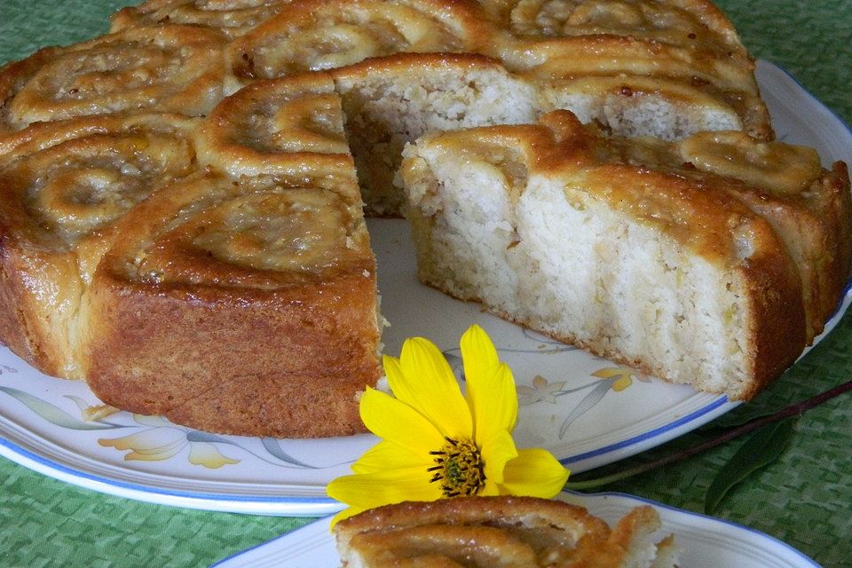 Apfel - Marzipan - Kuchen